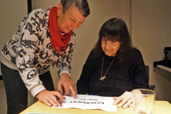 Linde Waber und Friederike Mayroecker