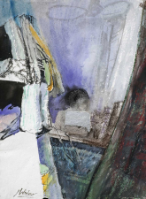 Kishwar Naheed – Pakistan, Atelierzeichnung 2