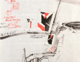 Tetsuo Yoneda – Japan, Atelierzeichnung 1