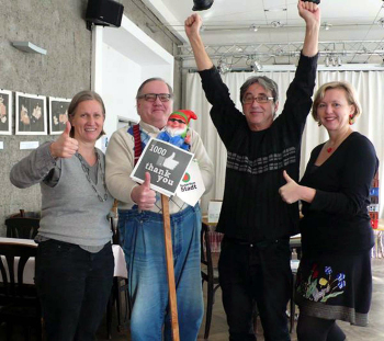 Irmi Egger, Alois Kinast, Robert Sommer und Uschi Schreiber