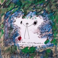 Tageszeichnung zu Friederike Mayröcker’s Zeichung „Linde Waber auf dem Weg nach Paris“